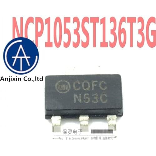 10pcs 100% orginal new real stock Offline switch NCP1053ST136T3G NCP1053ST136 silk screen N53C