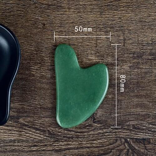 100% Natural Dongling Jade Big Size Triangle Guasha Scraping Board Beauty Salon Massage Plate Good Quality