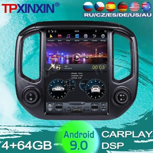 128G For GMC Canyon Chevrolet Colorado 2015 + Android Tesla Car Radio Tape Recorder Multimedia Player GPS Navigation 12'' Screen