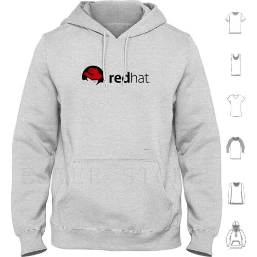 Red Hat Hoodies Long Sleeve Red Hat Linux Windows Redhat Hacker Programing Centos Android Slackware Mandriva Ubuntu