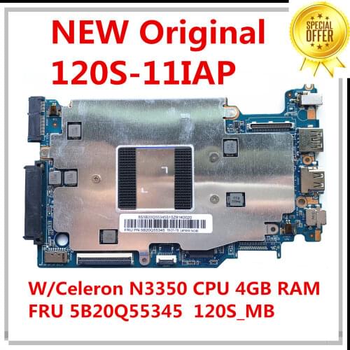 New For Lenovo 120S-11IAP Laptop Motherboard With Celeron N3350 CPU 4GB 5B20Q55345 120S_MB 100% Tested Fast Ship