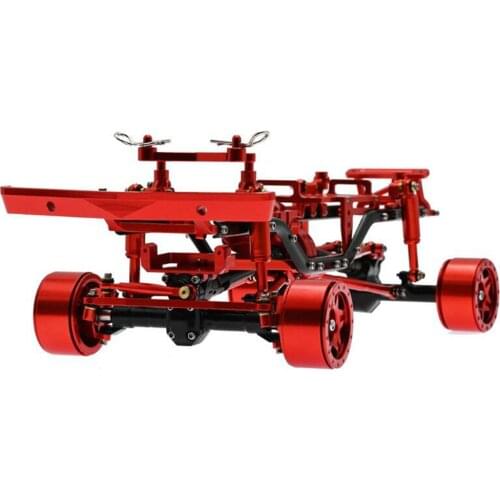 Aluminum Alloy Frame Upgrade Parts for 1:24 Axial SCX24 C10 RC Model Car Frame