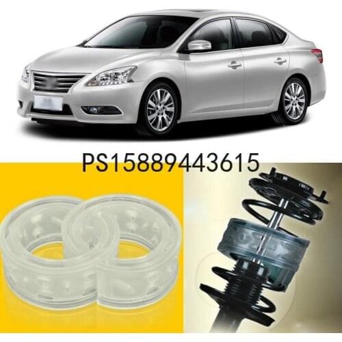 2pcs Power Front /Rear Shock Suspension Cushion Buffer Spring Bumper For Nissan Sylphy