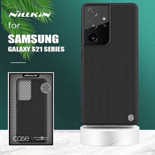 For Samsung Galaxy S21 Utlra Case Nillkin 3D Textured Nylon Ultra thin Back Cover Phone Case for Samsung Galaxy S21 Plus 5G