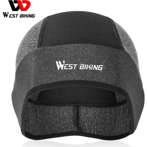 WEST BIKING Sport Skull Caps Anti-UV Cycling Helmet Hat Running Riding Hiking Ski MTB Bike Bandana Headband Motorcycle Headwear
