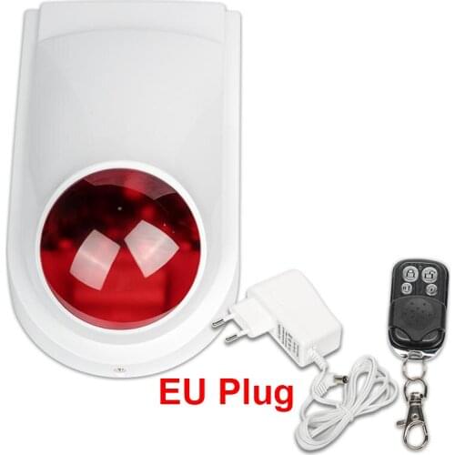 WiFi Tuya Alarm Siren Sensor 130DB Wireless outdoor waterproof siren Sound Smart Life App Home Security Systems Alexa Google