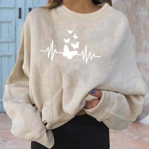 Retro Butterfly Goth Hoodie Women Oversized Harajuku Winter Top Aesthetic Fairy Ins Plus Size Alternative Hoodie Emo Punk #t2g