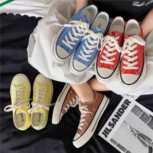 Firowe Women Lace-up Adult Flat Canvas Shoes sneakers women womens shoes flats Shoes