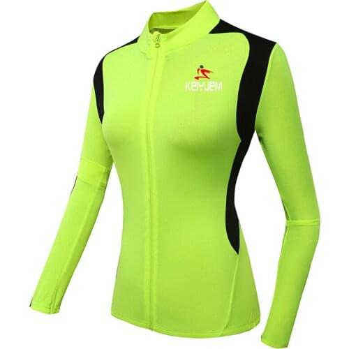 Womens Long-Sleeved New Outdoor Cycling Sports Suit, Bicycle Mountain Bike, Lightweight, Quick-Drying And Breathable