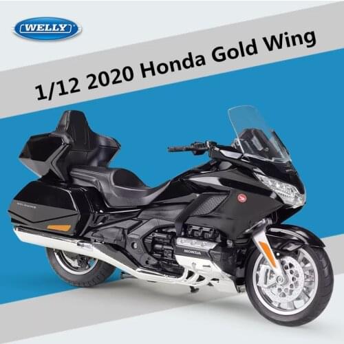 1:12 Honda Gold Wing Diecast Alloy Motorcycle Model Heavy Duty Travel Metal Toy Street Motorcycle Model Collection Children Gift