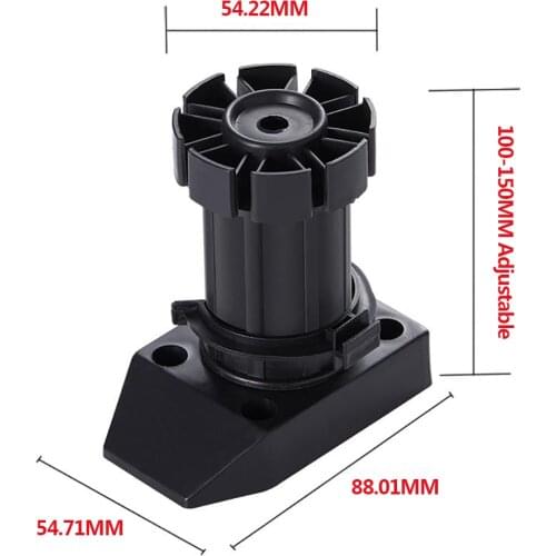 1Pcs Furniture Adjustment Legs Plastic Height Cupboard Foot Cabinet Feet for Kitchen Bathroom Support Legs