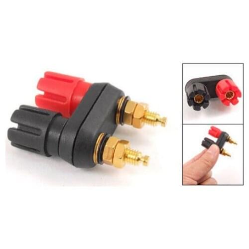 10pcs Dual Female Banana Plug Terminal Binding Post for Speaker Amplifier