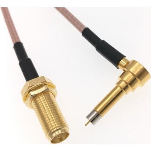 10PCS MS-156 MS156 Plug Male To Long RP-SMA Female Test Probe RG316 Cable Leads 35CM