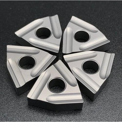 20pcs CNC cermet insert WNMG080404L-S Carbide insert Double-sided slotted turning tool Steel processing WNMG 080404 lathe tools
