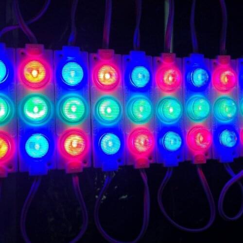 500PCS 1.5W LED Module injection lens Super Bright Advertising Light IP65 Waterproof Sign Backlight