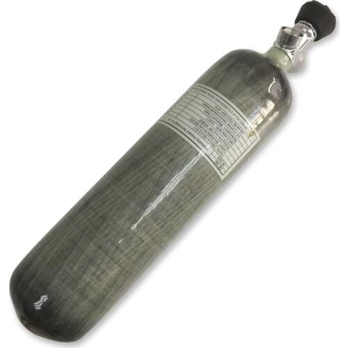 AC10331 airsoft cylinder paintball tank hpa co2 cylinder pcp 3L 300bar m18*1.5 thread CE paintball equipment with gauge valve