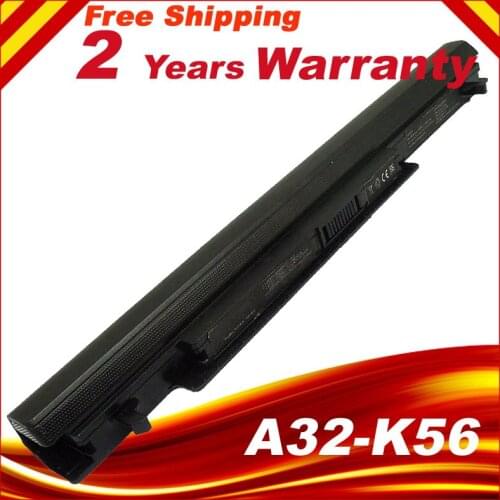 Laptop Battery For ASUS A46C A46CA A56 A56C A56CA A56CM K46 K46C K46CA K46CM K56 7800mAh