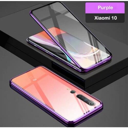 Aluminum Metal Phone Case for Xiaomi Mi 10T Note 10 Lite 9T CC9 Pro POCO X3 NFC F1 A3 Double Sided Tempered Glass Back Cover