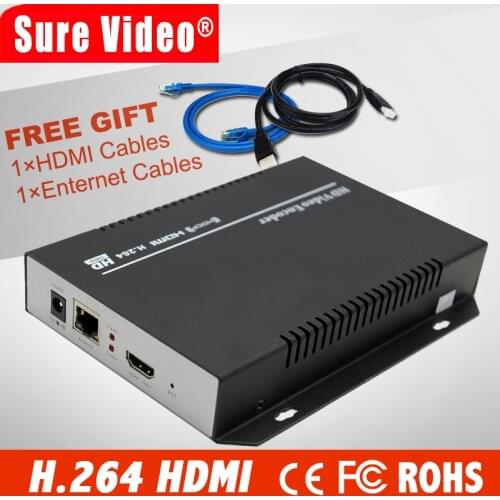 DHL Free Shipping MPEG4 /H.264 IPTV hd Encoder /HD HDMI Encoder For IPTV/ONVIF/RTMP, Live Stream Broadcast, Media Server