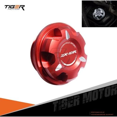 For Kawasaki ZX10R ZX-10R From 2016 Motorcycle Engine Oil Cap Bolt Screw Filler Cover