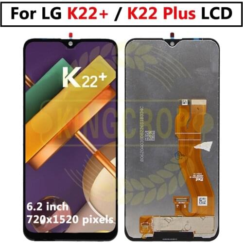 For LG K22+ LCD with frame Display Touch Screen Digitizer Assembly Replacement For LG K22 plus LCD LM K200BAW Display with tools