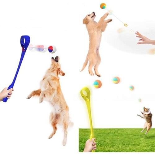 Dog Toys Interactive Dog Ball Pet tossing cue Molar Bite Toy Elastic Ropes Dog dog training toy Pet Products