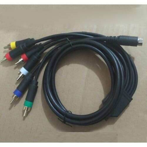 RGBS/RGB Cable 128 bit Cord Replacement Color Monitor Component Cable for Sega Saturn for Dreamcast for SS/DC