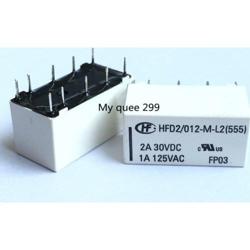 HOT NEW HFD2/012-M-L2 HFD2/012-M HFD2/012 2/012-M-L2 relay DIP10