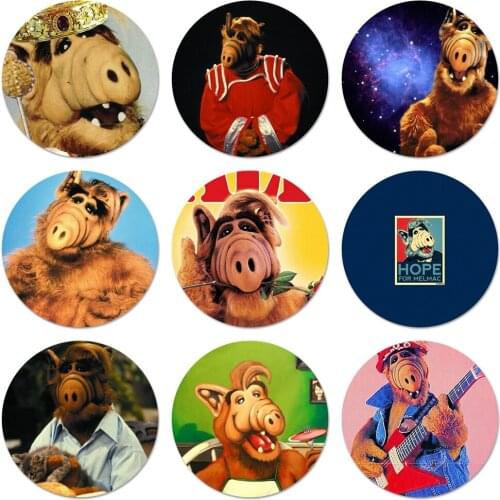Alf Kitchen Home Decor Refrigerator Magnetic Stickers bottle Beer Opener 58mm