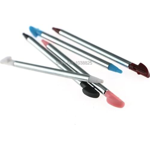 100pcs/lot Metal Stylus Touch Screen Pen For 3DS XL 3DS LL Metal Retractable Stylus Touch Pen