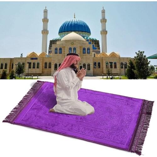 Muslim 3D prayer carpet Linen Tassels Floor Mat Bedroom Bedside Carpets for Living Room Sofa Coffee Table Rugs Machine Washable