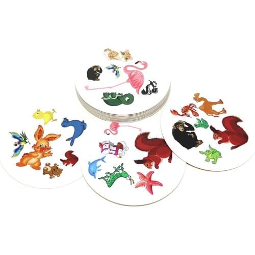 Board Games flash pair animals for party travel game full English fun playing cards strategy travel gifts