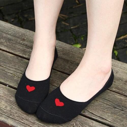 Socks womens short Kawaii Japanese style Pair no-show ankle Cheap things with pattern 2021 trends Invisible socks