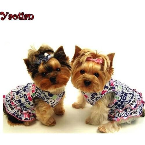 Full Square/round Diamond Painting Yorkshire Terrier Dog 5d diamond mosaic Home Decoration Embroidery Picture Handcrafted