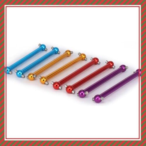 RCAWD 2PCSAluminum 51mm Universal Driven Dogbone M608(23608) For Rc Hobby Model Car 1/18 Himoto E18 Truck Buggy On-Road RC Parts