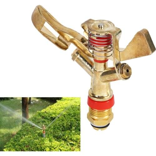 Adjustable Brass Water Sprinkler Lawn Watering Tool Garden Irrigation Spray Nozzle Plants Trees Flowers Gardening Sprayer