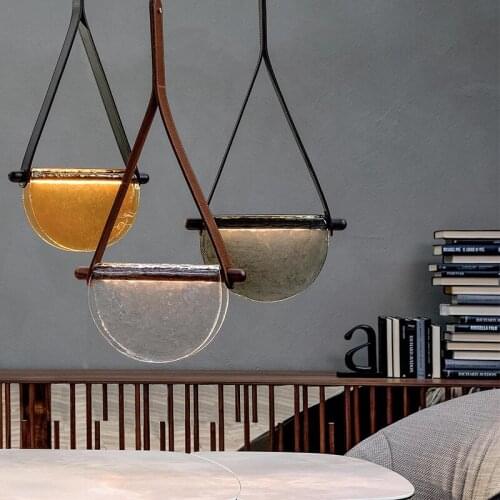 Modern Led Pendant Lights Designer Glass Hanging Lamp For Dining Room Bedroom Living Room Bar Clothing Store Decoration Hanglamp