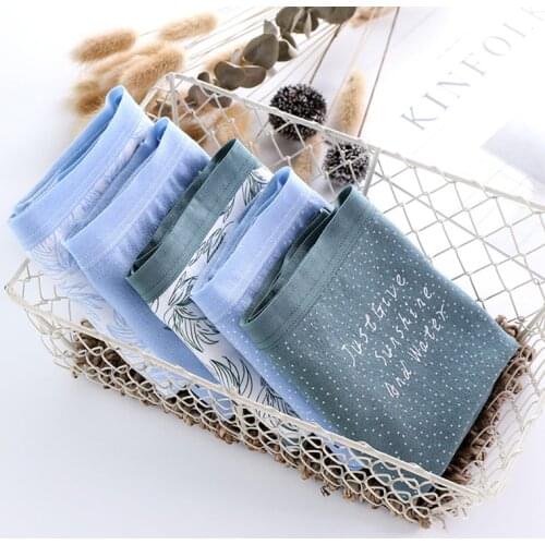 VDOGRIR Sexy Panties Print Cute Cotton Briefs Underwear Women Lingerie Seamless Underpants Low Waist Soft Lady Intimates Tangas