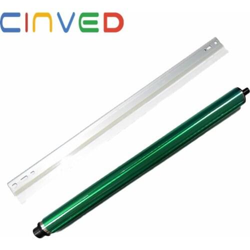 3setsX color Bizhub C451 C452 C654 Color Cleaning Blade+Color OPC Drum For Konica BH C550 C650 C552 C652 C754 C654e C754e