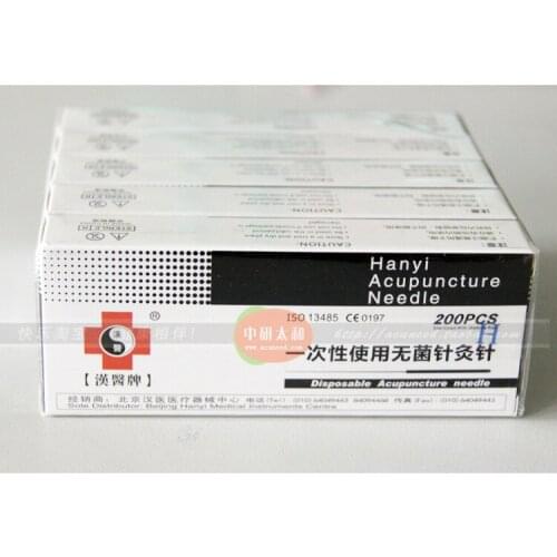 5 boxes 200pcs/box hanyi disposable acupuncture needle 0.18/0.20/0.25/0.30/0.35mm beauty massage SZ