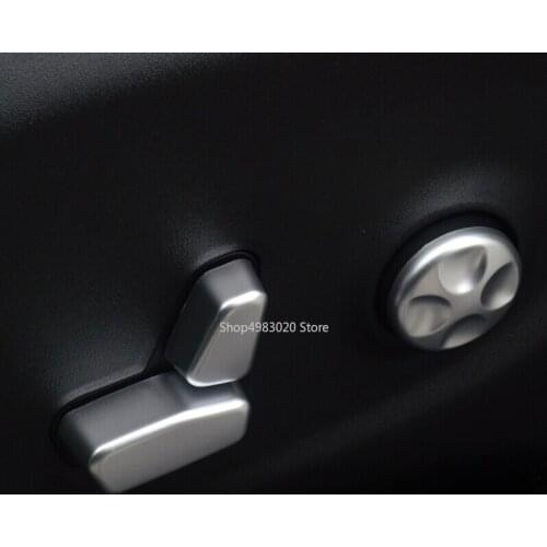 ABS Chrome FOR Jeep Cherokee 2014 2015 2016 2017 2018 Car Seat Control Adjustment button switch frame Cover Trim