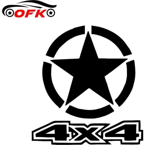 Car Stickers Decor Motorcycle Decals 4X4 SUV Offroad Funny Decorative Accessories Creative Sunscreen Waterproof PVC