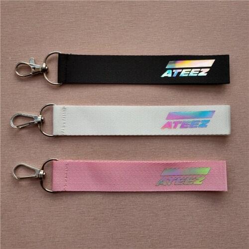 KPOP Laser Printing Key Chain Keyring Strip Portrait Cute Phone Strap SAN JONG HO HONG JOONG WOO YOUNG MIN GI YUN HO YEO SANG
