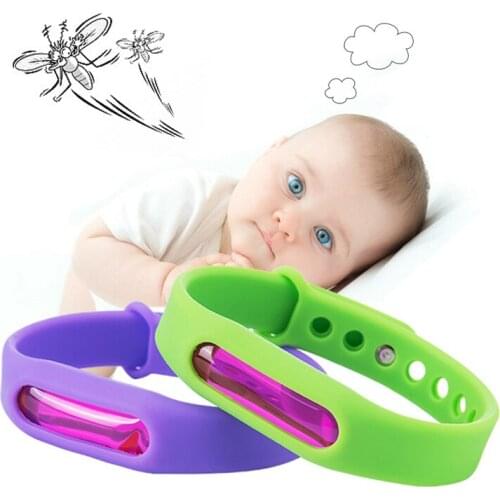 Baby Anti Mosquito Repellent Bracelet Anti Mosquito Silicone Wristband Summer Anti-mosquito Band Effective Children Repellents