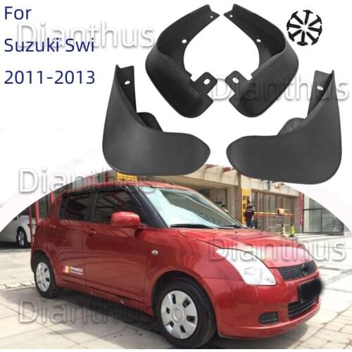 For Suzuki Swift 2011 2012 2013 Car Mudguard Anti-splash Anti-Fouling Front&Rear Fender Accessories