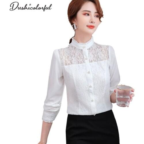 Прозрачные блузки Dushicolorful China At AliExpress