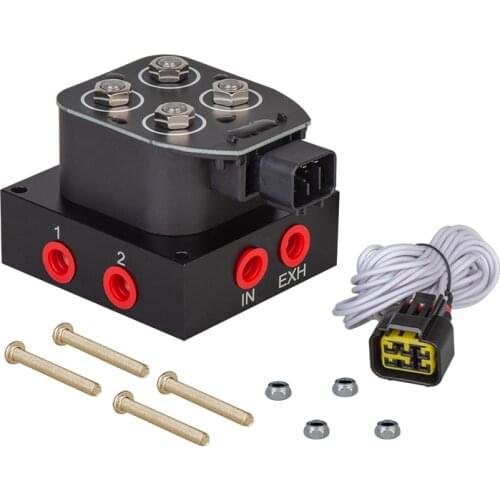 Auto/motorcycle 12v Solenoid Valve Air ride Suspension manifold valve Pneumatic shock absorber VU2 solenoid valve kit