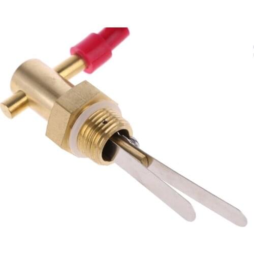 G1/2\" Water Flow Switch DN15 Liquid Flowing Switch 70W Brass for Pump