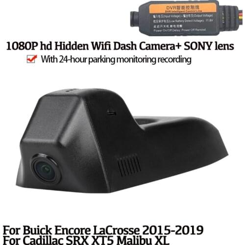 Hd 1080P Car DVR Wifi Video Recorder Dash Cam Camera For Buick Encore LaCrosse 2015-2019 For Cadillac SRX XT5 for Malibu XL