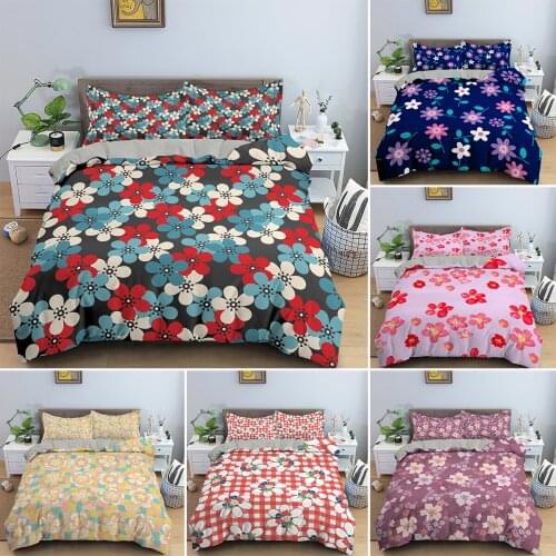 Floral Bedding Set For Bedroom Soft Bedspreads For Double Bed Home Comefortable Duvet Cover Quality Quilt Cover And Pillowcase